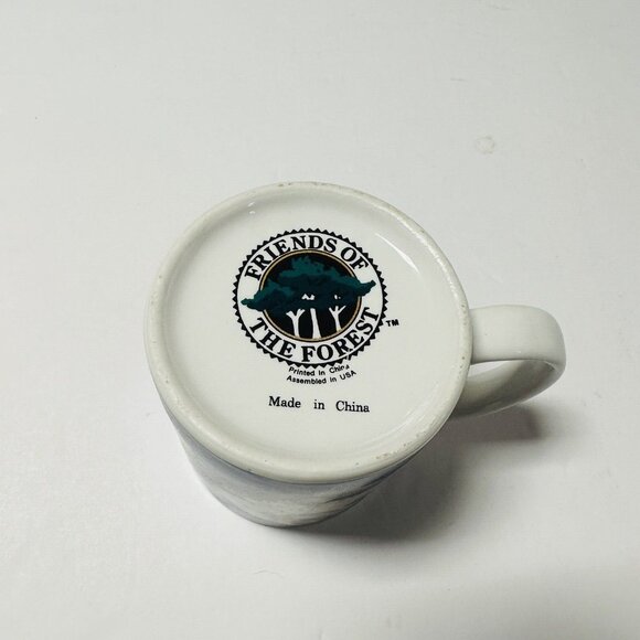 Wolf Wolves Coffee Mug Friends of The Forest Wild Animal Nature 8 oz 3 5/8 in - Picture 8 of 9